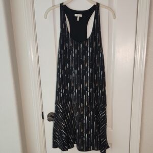 Joie Black Dress with Arrow Print, Size Small